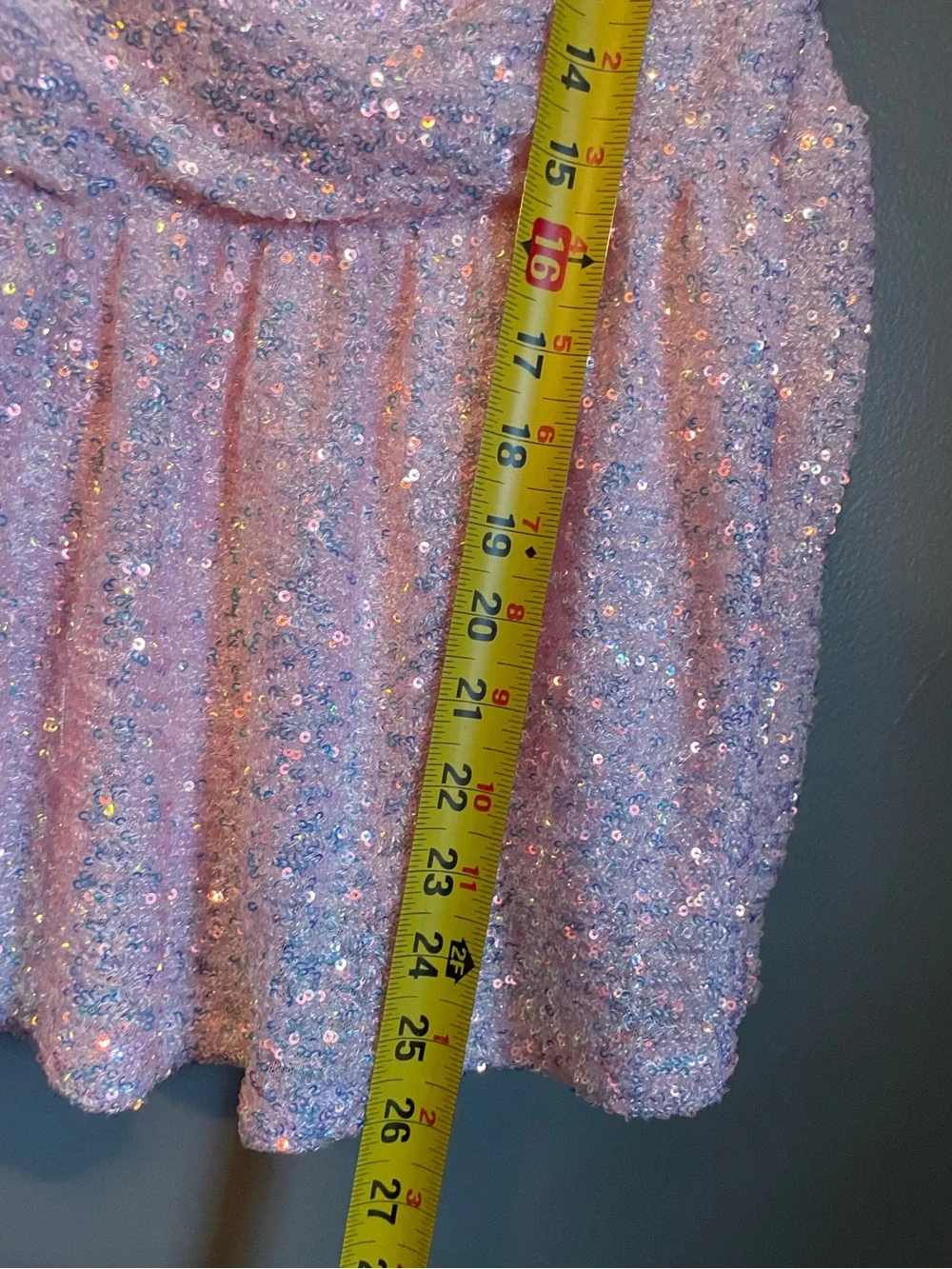 NWT BP Sz X-Small XS Women’s Pink Sequin Strapless Tube Mini Dress Ret $69!